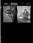 Two men at desk (2 Negatives) (November 22, 1963) [Sleeve 64, Folder a, Box 31]
